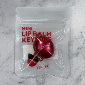 TIRTIR Mini Lip Balm Keyring in Strawberry